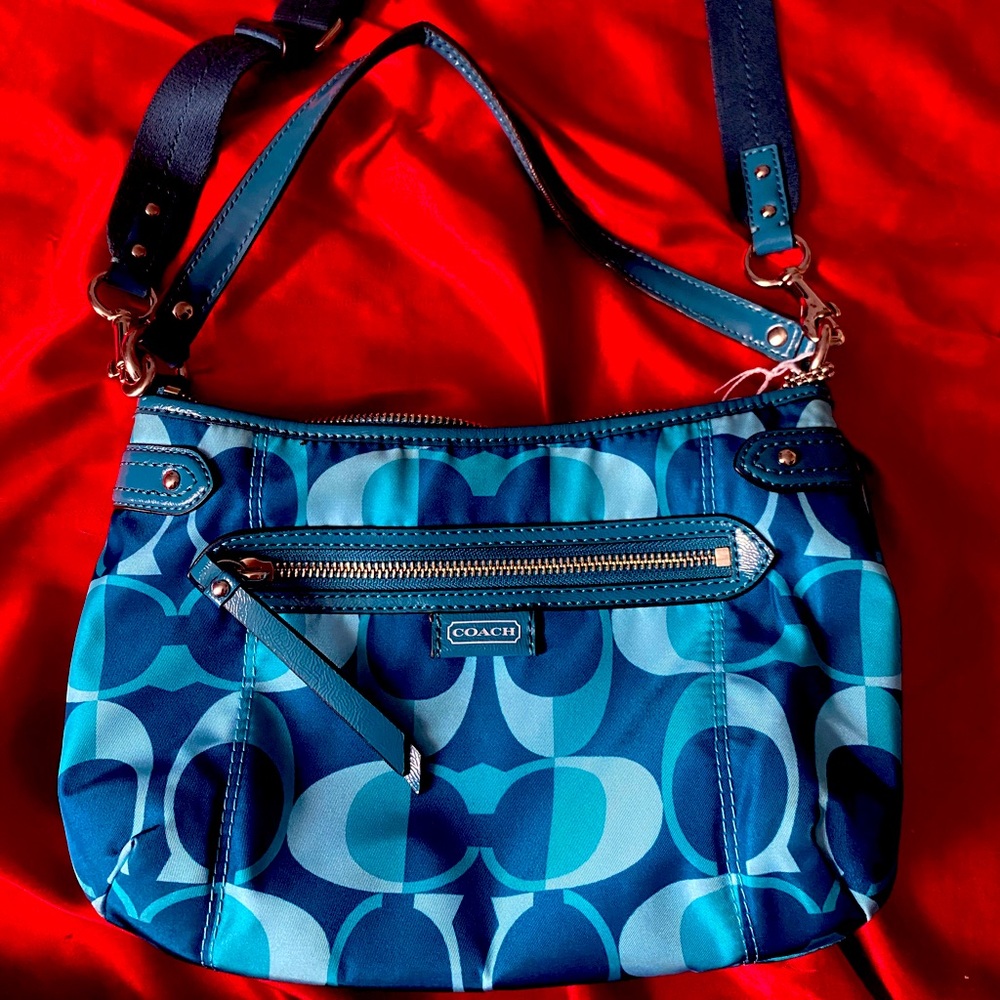 COACH daisy blue dreams crossbody bag